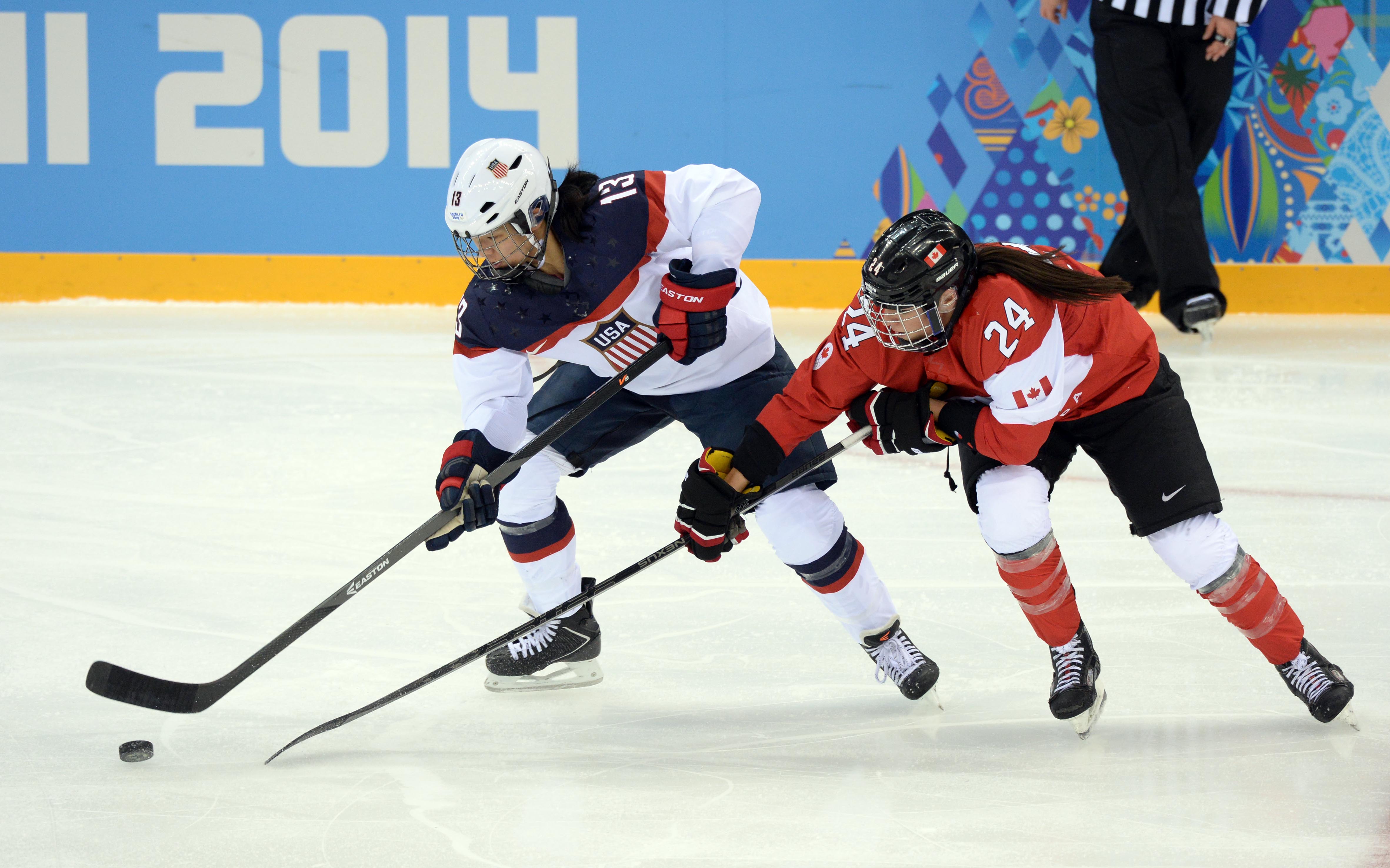 Olympics Results Women's Ice Hockey, Canada vs. USA