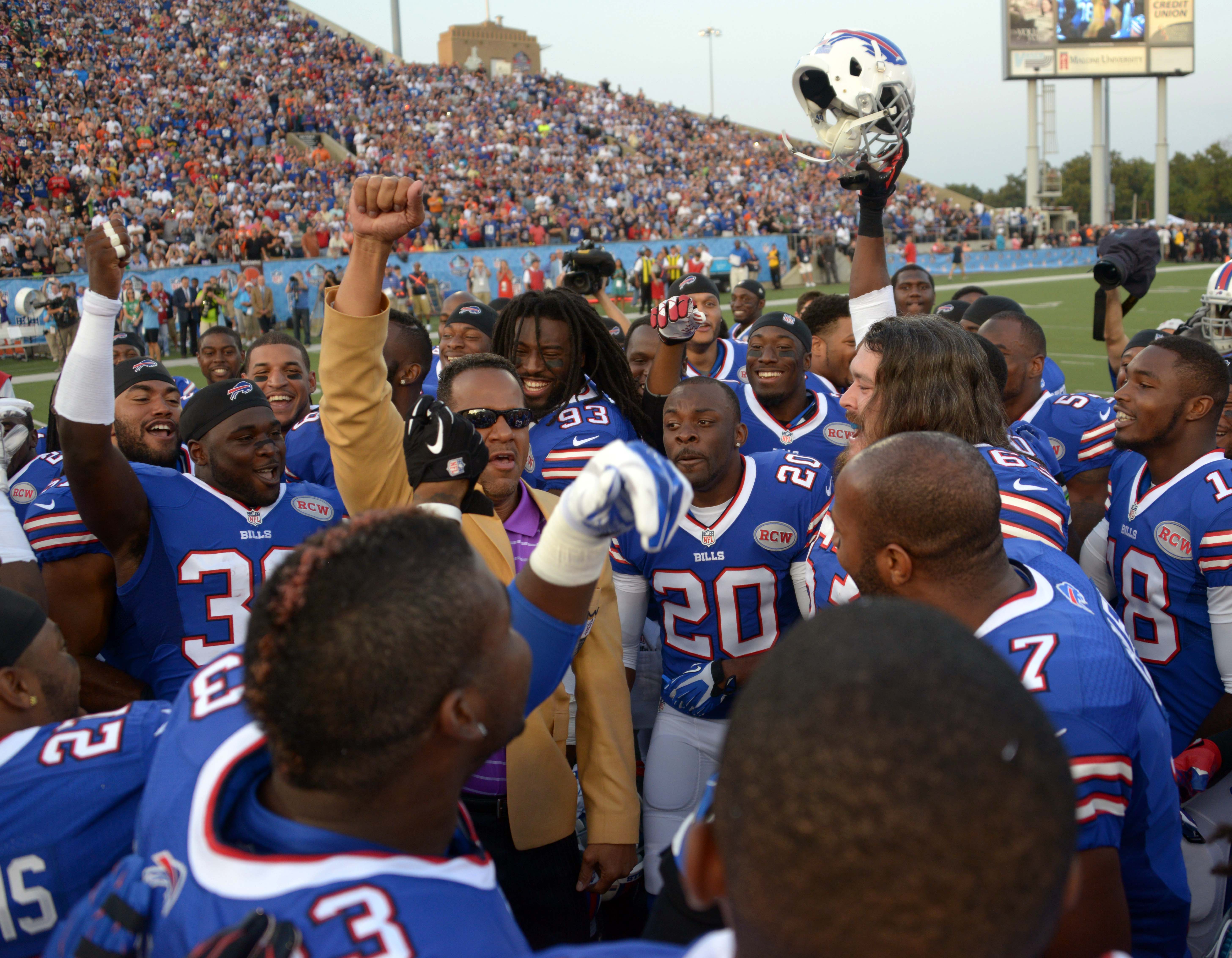 Buffalo takes over Canton for Andre Reed's Hall of Fame induction