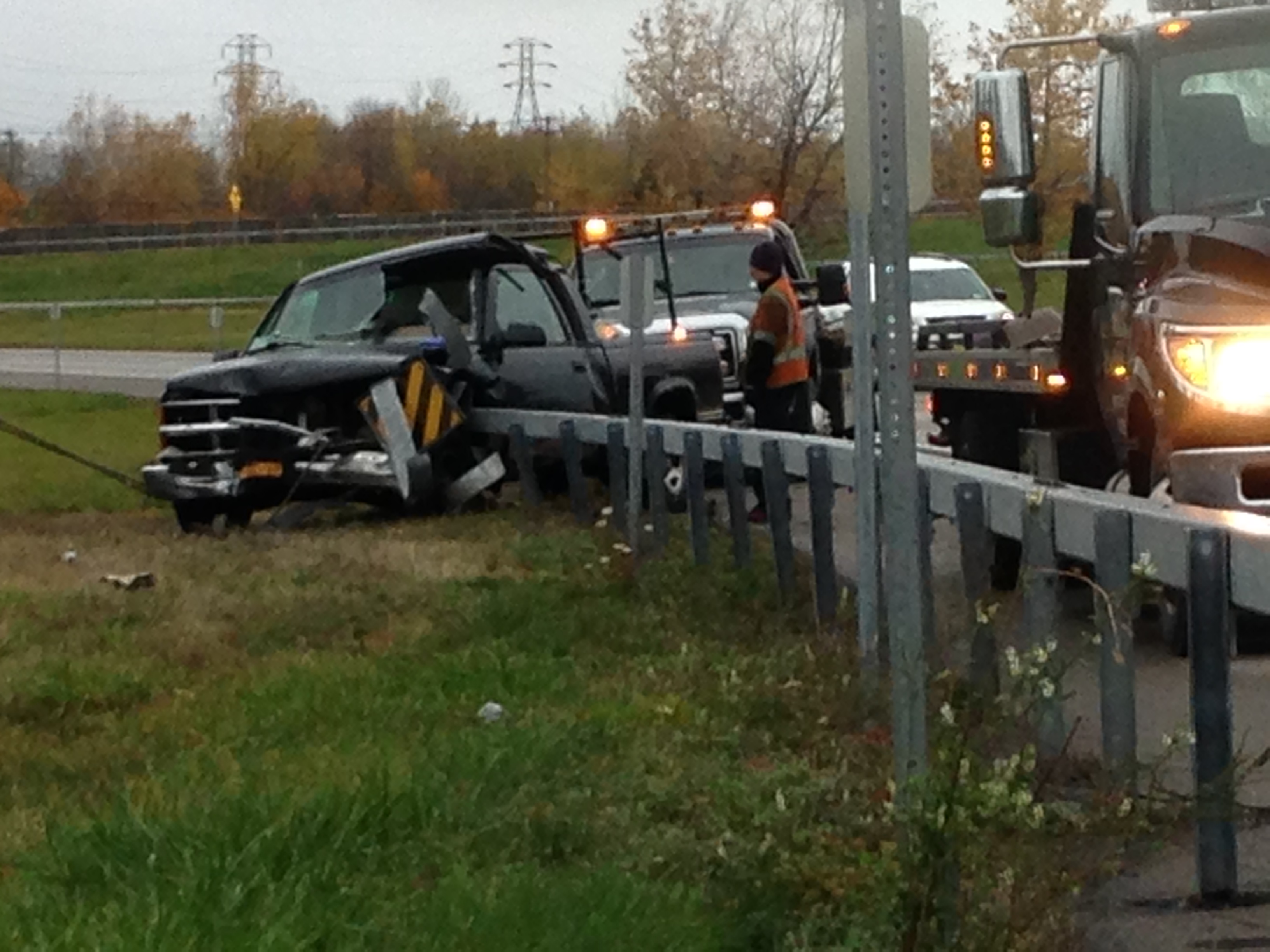 Accident on I190 ramp