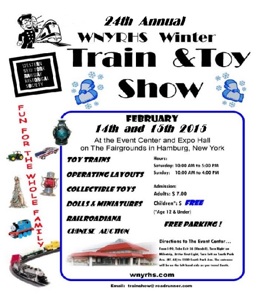 Feb 14th The Western New York Railway Historical Society's 24th