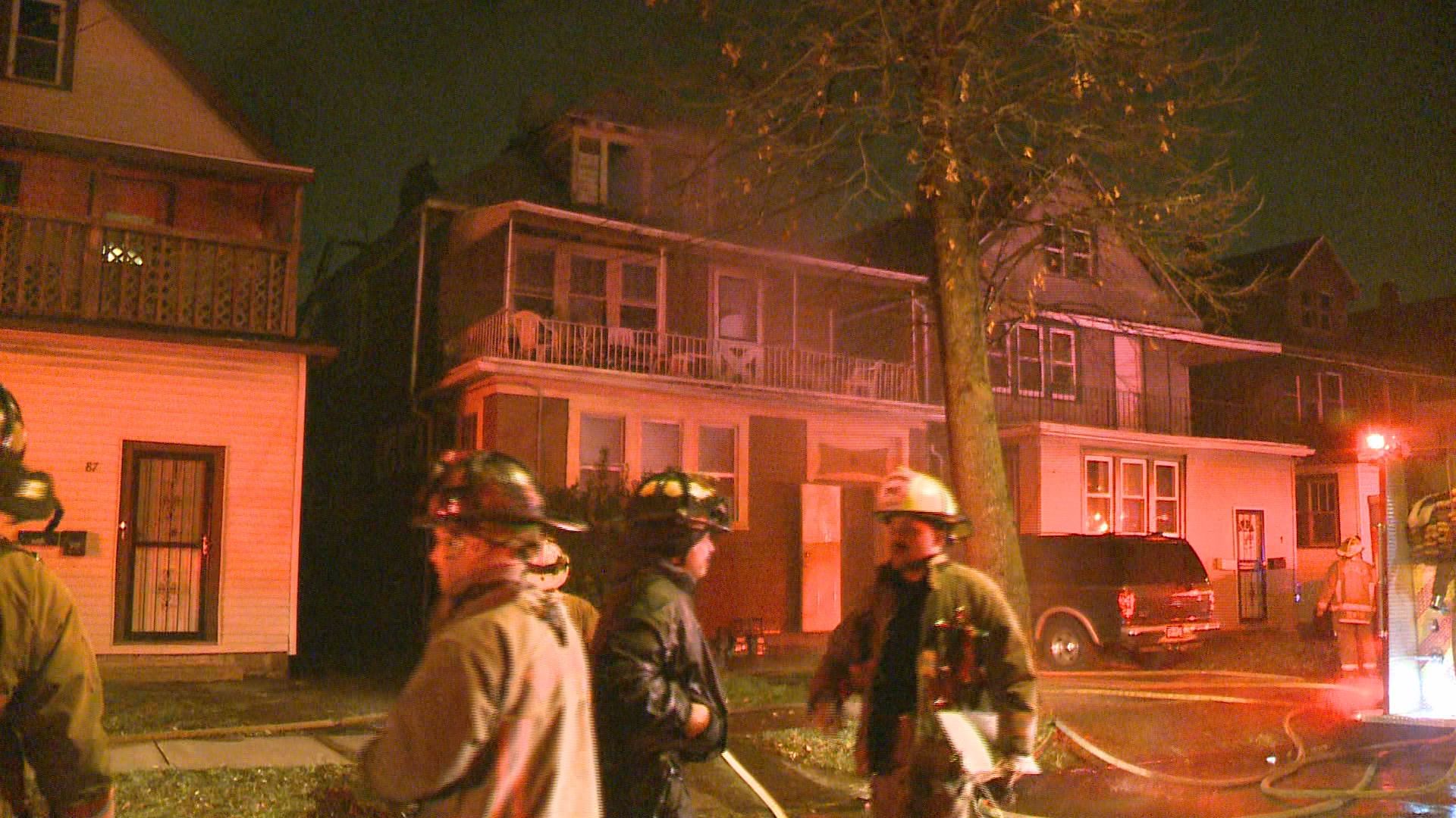 Buffalo Firefighters Battle Two House Fires In Buffalo