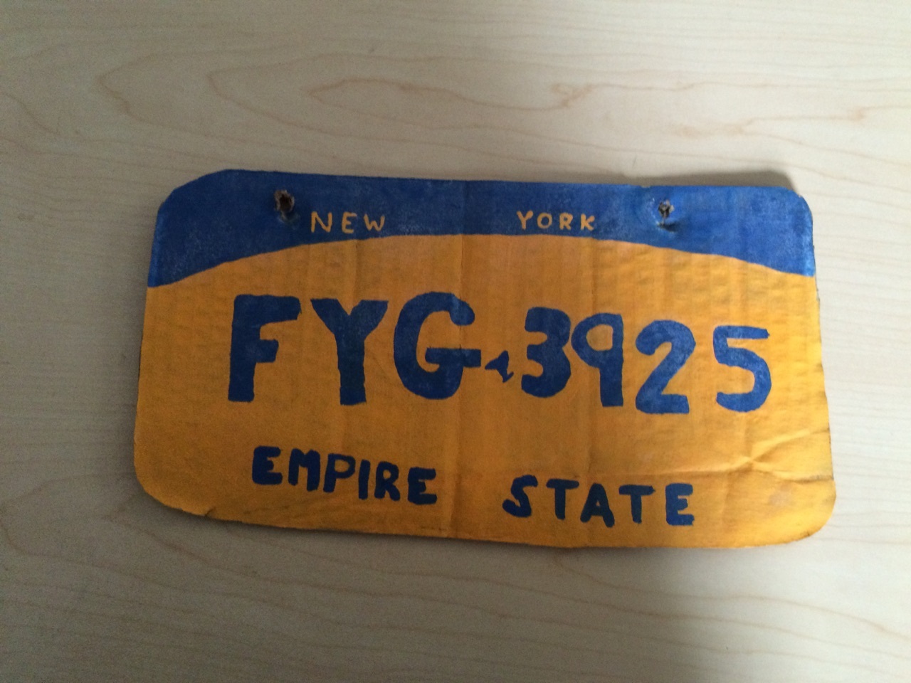 Homemade license plate lands western New York woman in jail