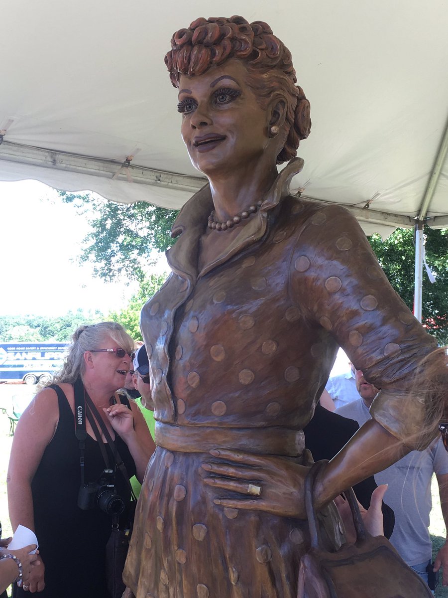 New Lucy statue revealed during Lucy Fest