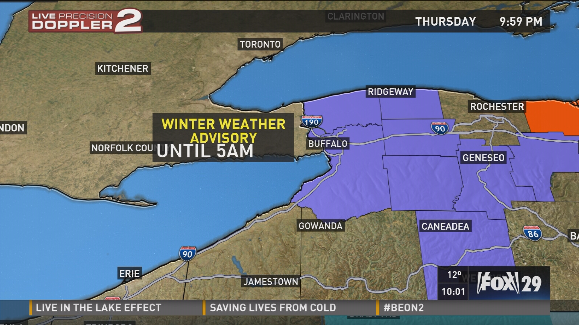 Lake Effect Snow Warning for parts of WNY | wgrz.com