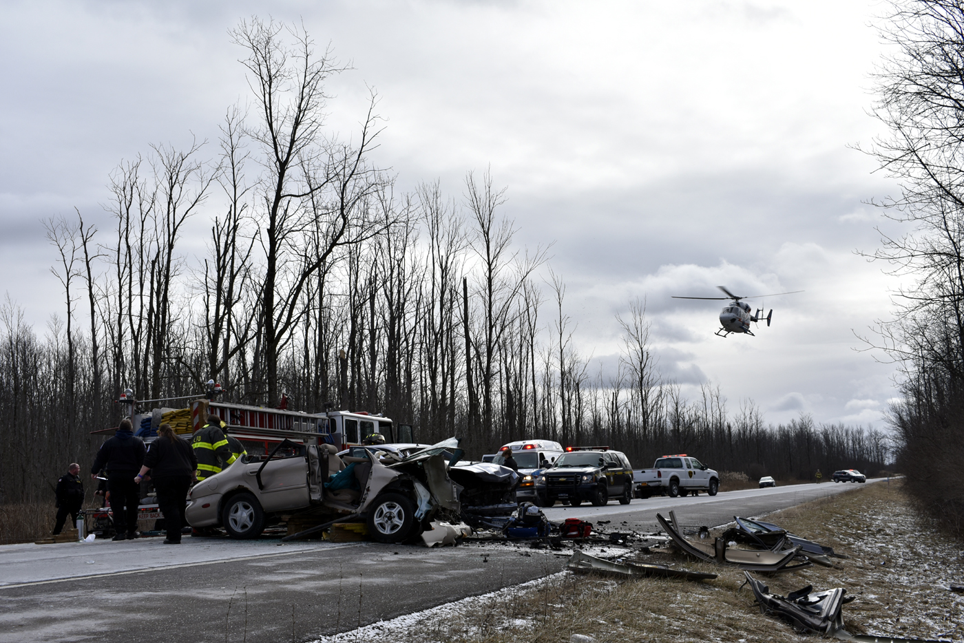 Headon crash in Lockport