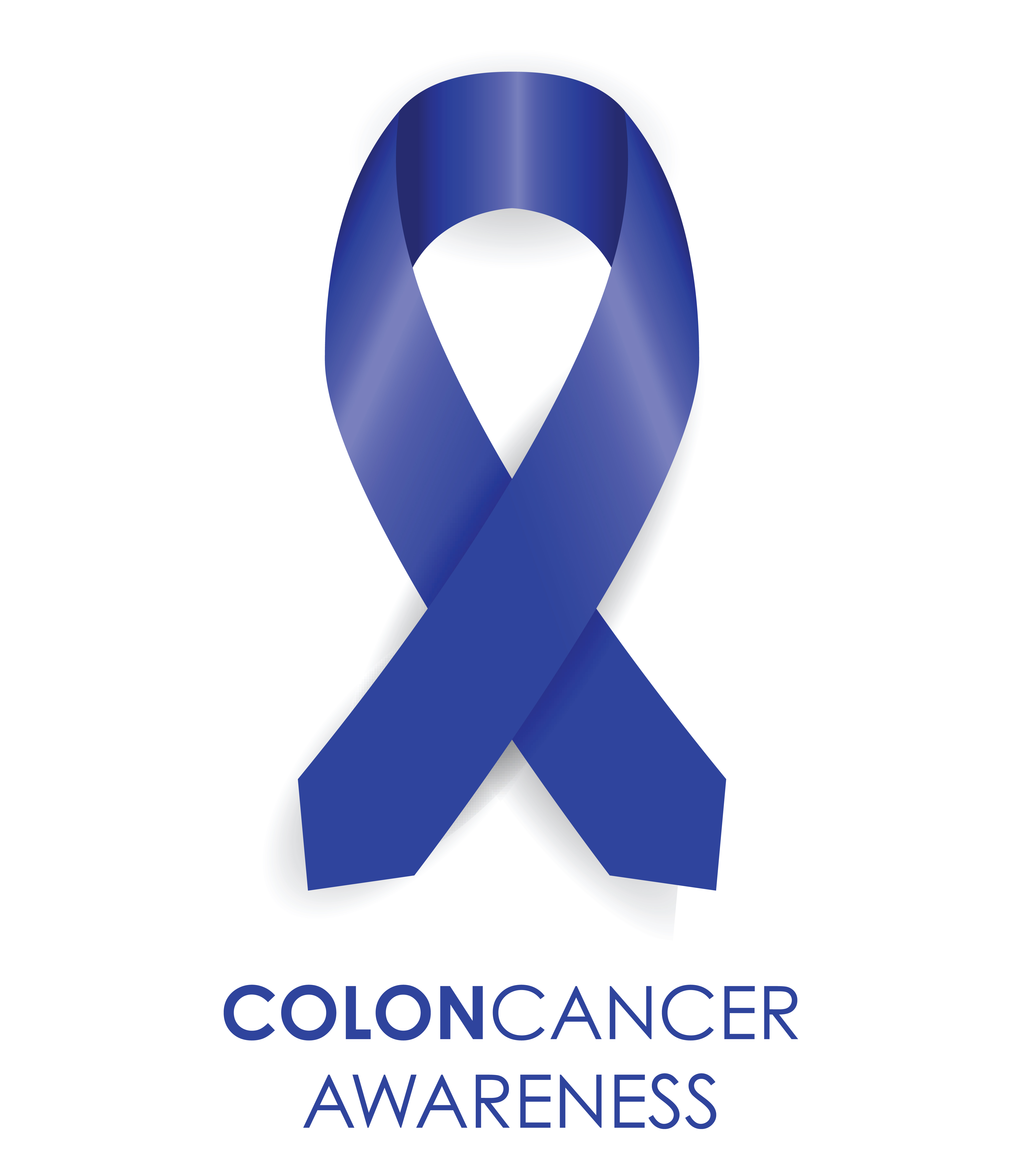 Premium Vector  National colorectal cancer awareness month. banner with  dark blue ribbon