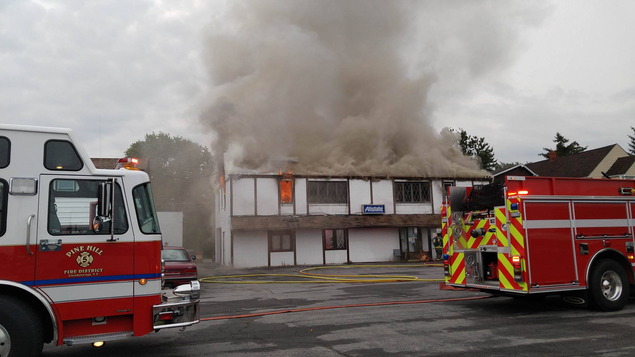 Twoalarm apartment fire in Cheektowaga