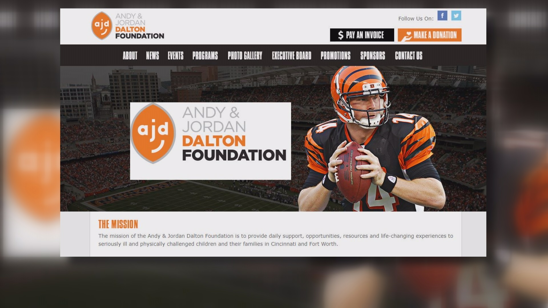 Bills fans thanking Bengals' Andy Dalton with donations to his